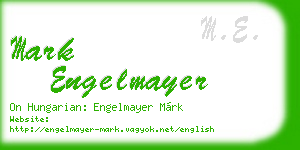 mark engelmayer business card
